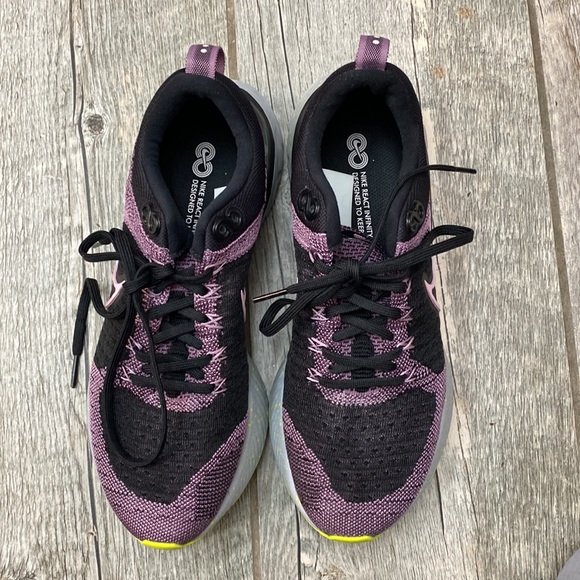 Nike React Infinity Run Flyknit 2 8.5 : Violet Dust/elemental Pink - Picture 5 of 10